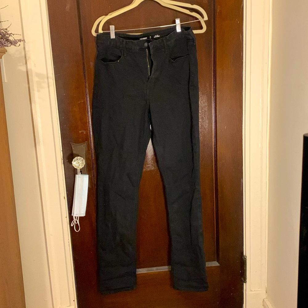 Old Navy size 12 Tall high-rise straight jeans!